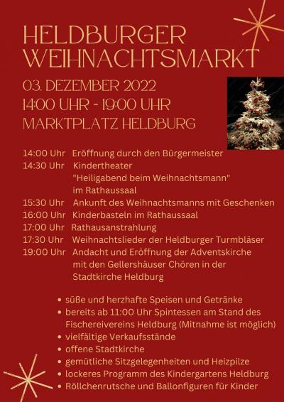 Weihnachtsmarkt Heldburg 2022