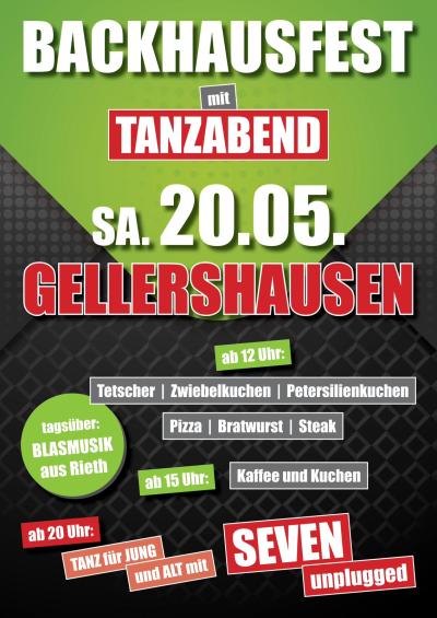 Plakat Backhausfest Gellershausen 2023