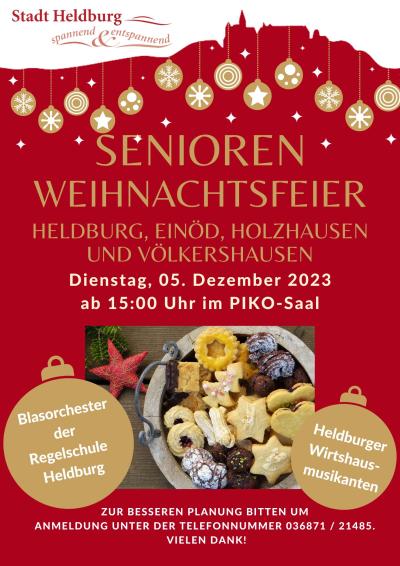 Seniorenweihnachtsfeier Heldburg 2023