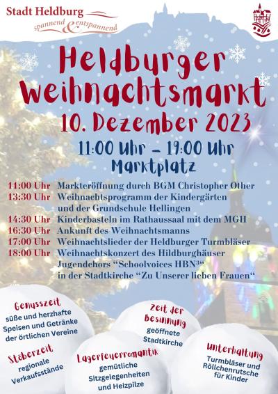 Weihnachtsmarkt Heldburg 2023