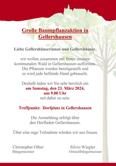Waldpflanzaktion Gellershausen 23.03.2024