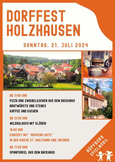 Dorffest Holzhausen 2024 Plakat