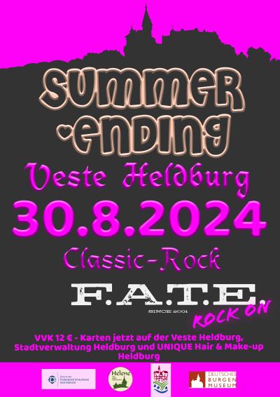 Summerending Veste Heldburg 2024 Plakat