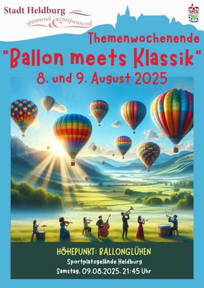 Plakat Ballon meets Klassik