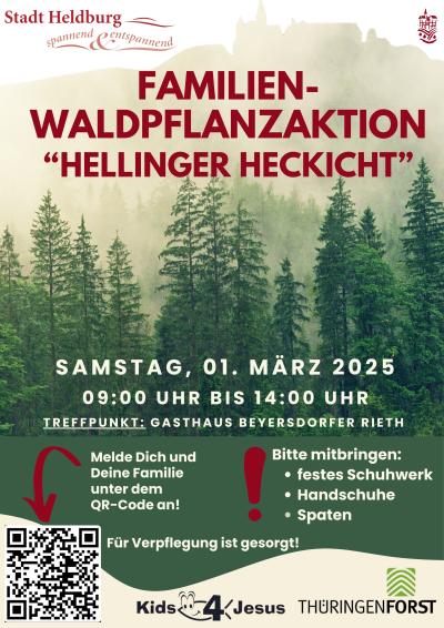 Plakat Waldpflanzaktion 2025