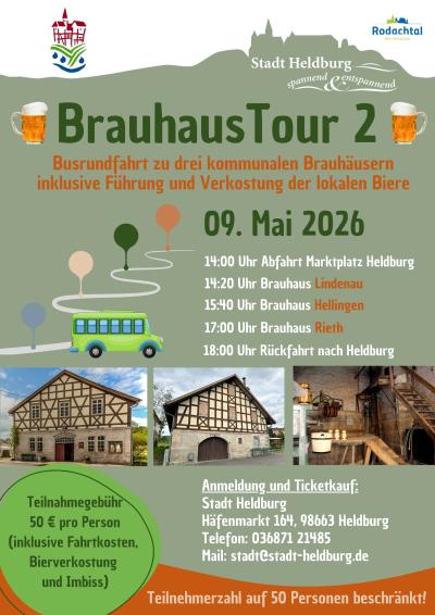 Plakat Brauhaus-Tour 2
