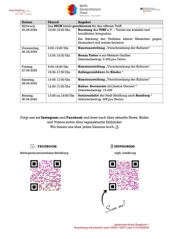 Veranstaltungskalender Mehrgenerationenhaus Heldburg September 2024 3