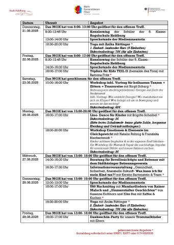 Programm MGH Heldburg August 2025 Seite 2