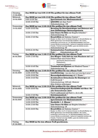 Veranstaltungskalender MGH Heldburg Februar 2026 Seite 2